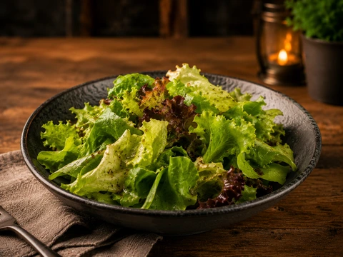Grüner Marktsalat